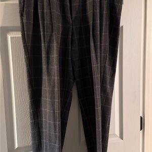 Paul Fredrick Charcoal Dress Pants